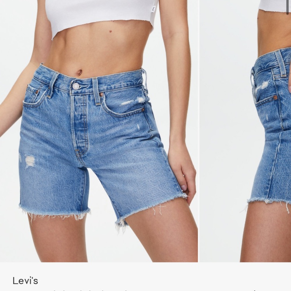501 mid thigh short